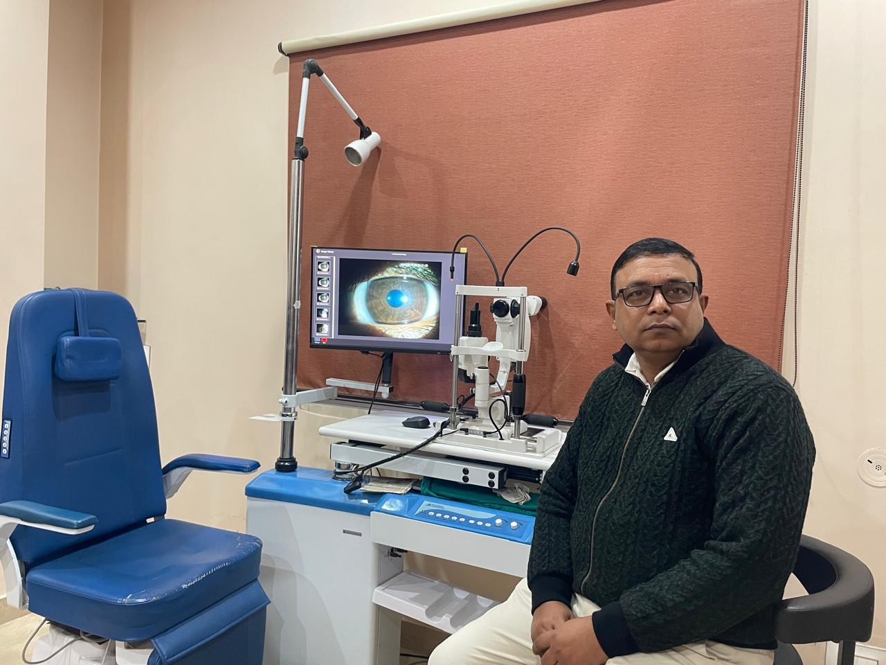 Ophthalmology diagnostic equipment at Vishal Eye Hospital