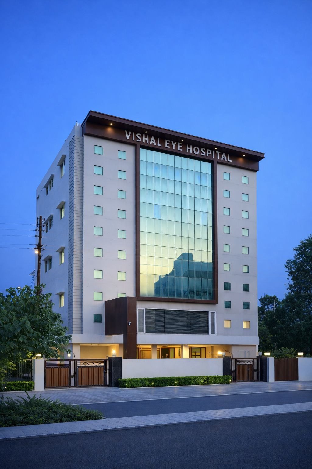 Exterior view of Vishal Eye Hospital building